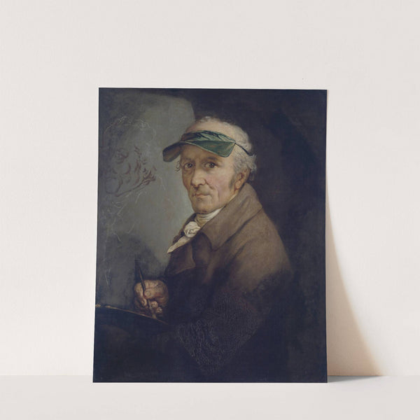 Self-Portrait with Eye-shade by Anton Graff