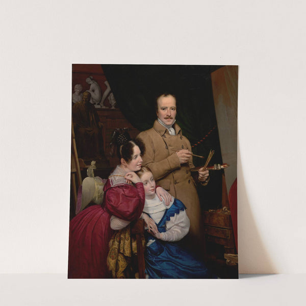 Self-Portrait with Family in the Artist’s Studio by Paul Claude-Michel Carpentier