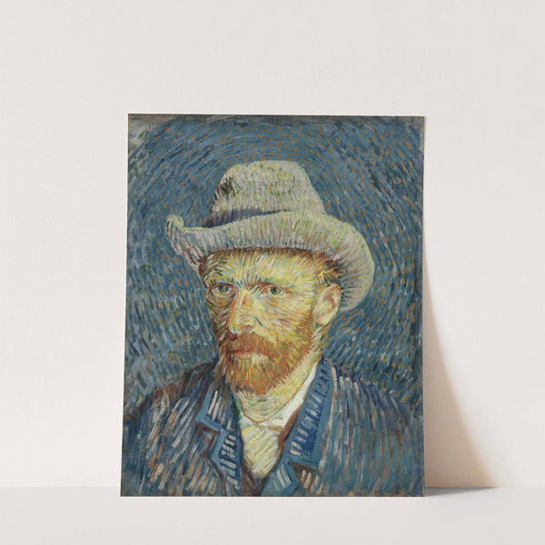 Self-portrait with grey felt hat (1887) by Vincent van Gogh