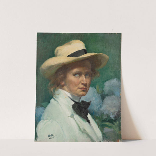 Self-Portrait with Hat (1904) by Ottilie Wilhelmine Roederstein