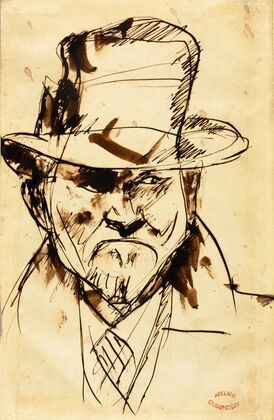 Self-Portrait with Hat