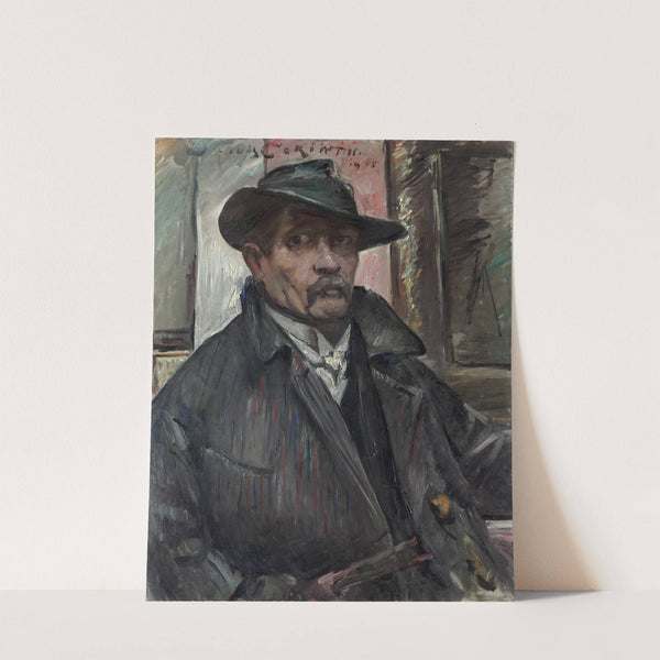 Self-Portrait with Hat and Coat (1915) by Lovis Corinth