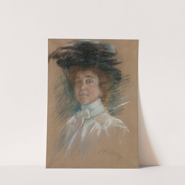 Self Portrait with Hat and Veil (ca. 1900) by Alice Pike Barney