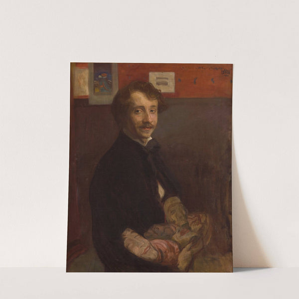 Self-Portrait with Masks (1900) by Wojciech Weiss