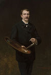Self-portrait with palette