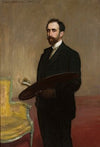 Self-portrait with palette