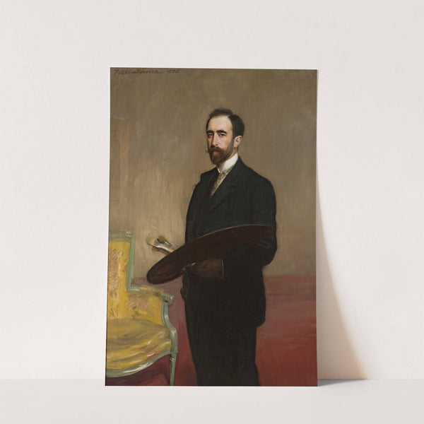 Self-portrait with palette by Teodor Axentowicz