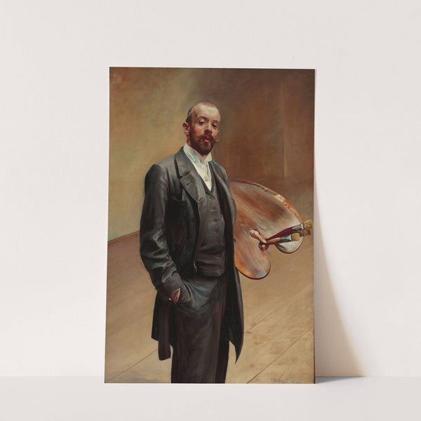 Self-portrait with palette by Jacek Malczewski