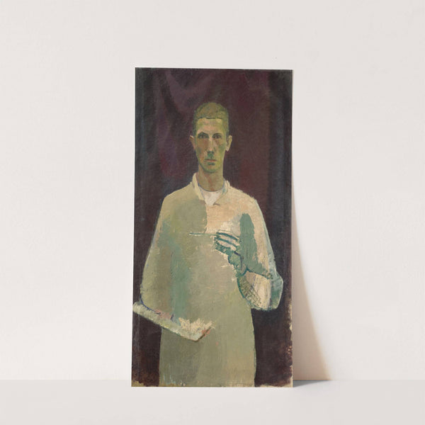 Self-Portrait With Palette by Franz Marent