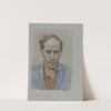 Self-portrait with pipe by Felix Klipstein
