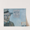 Self-portrait with portrait of Gauguin by Emile Bernard