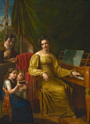 Self-portrait with the family