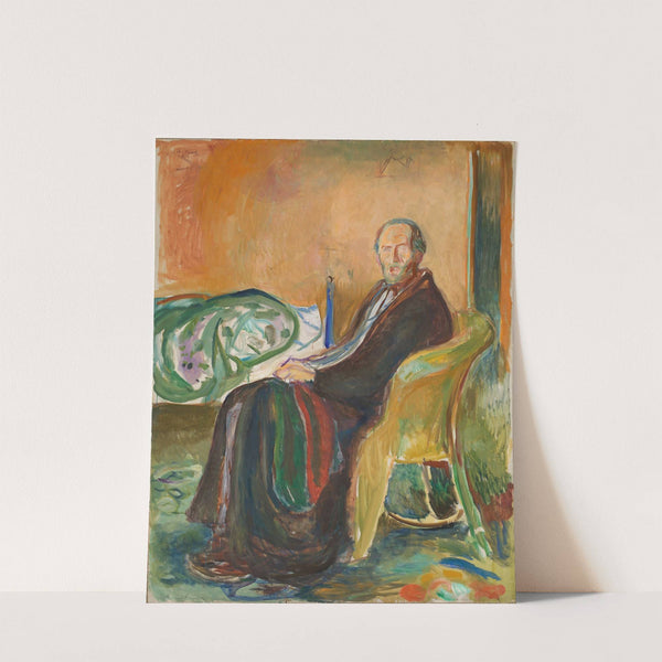 Self-Portrait with the Spanish Flu (1919) by Edvard Munch