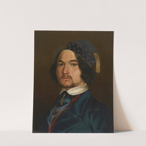 Self-portrait with Velvet Cap and Gold Tassel by Konstantin Kaiser