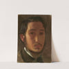 Self-Portrait with White Collar (c. 1857) by Edgar Degas