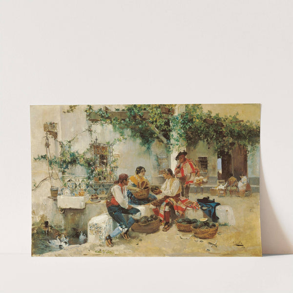 Selling Melons by Joaquín Sorolla