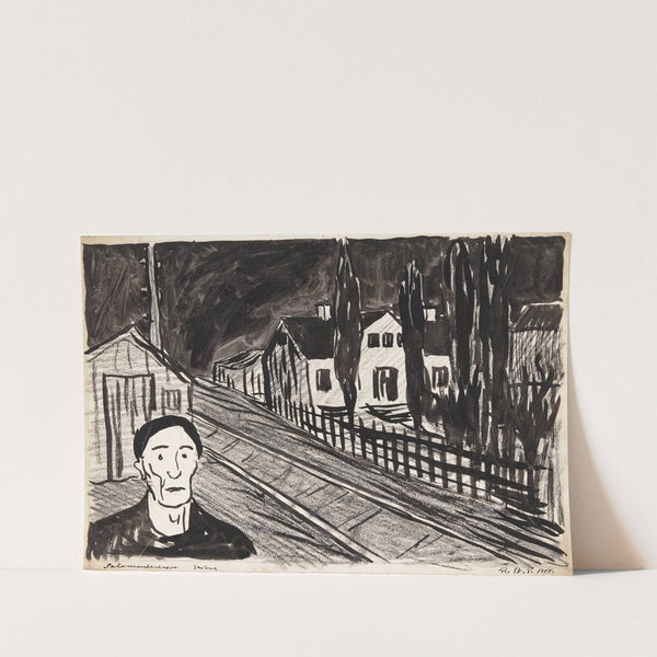 Selvmorderen. Skitse by Robert Storm Petersen