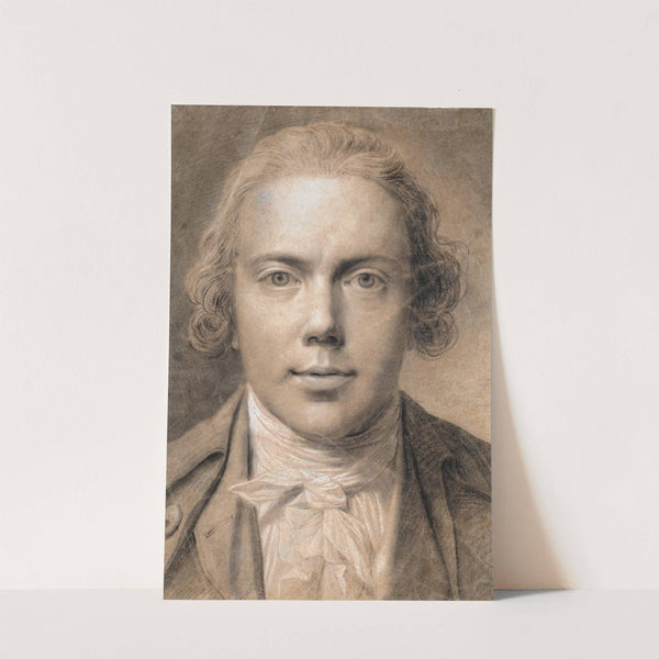 Selvportræt, brystbillede en face by Jens Juel