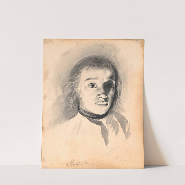 Selvportræt ved kunstigt lys (1763 – 1764) by Jens Juel