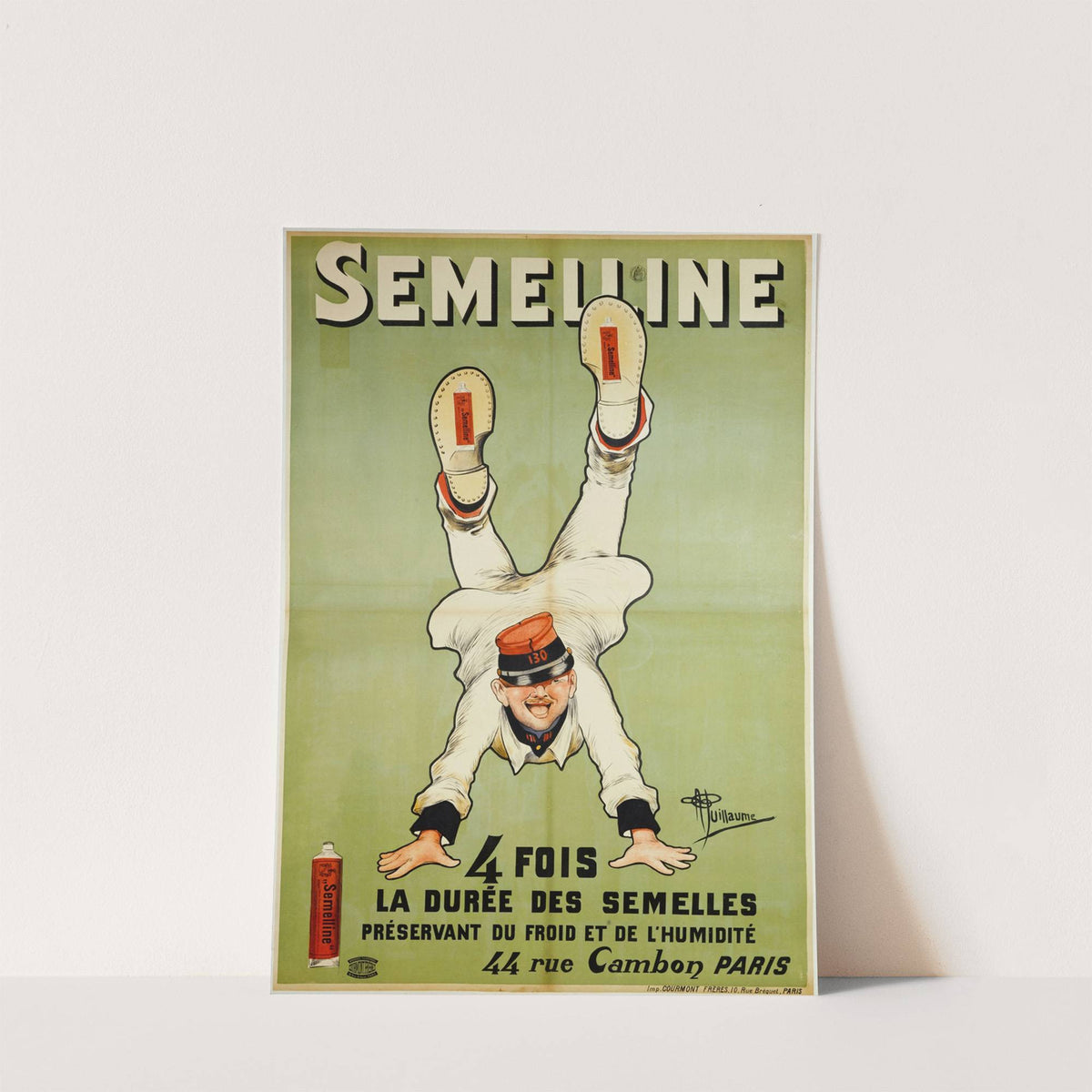 Semeline 4 Fois La Duree Des Semelles Preservant Du Froid Et De L’humidite 44 Rue Cambon Paris by Albert Guillaume