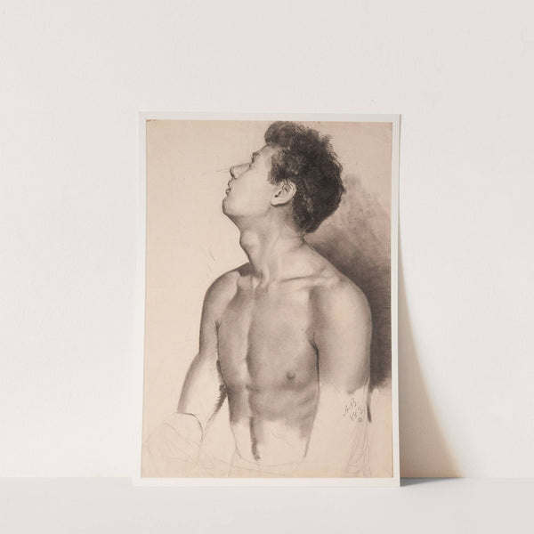 Semi-Nude Male – academic study (1883) by Anna Bilińska-Bohdanowicz