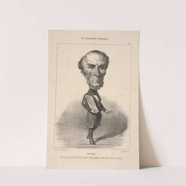 Senard (1849) by Honoré Daumier