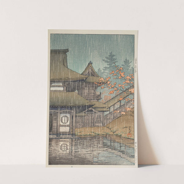 Sendai Yamanodera (Yamadera Temple, Sendai) (1933) by Kawase Hasui
