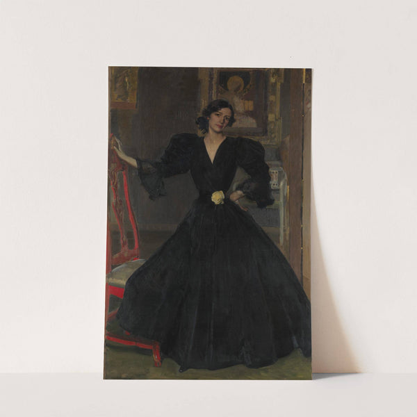 Señora de Sorolla (Clotilde García del Castillo, 1865–1929) in Black (1906) by Joaquín Sorolla