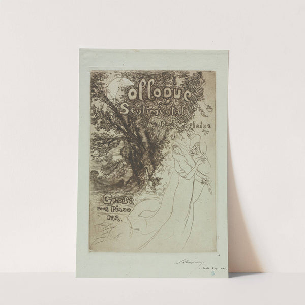 Sentimental Colloquy of Paul Verlaine (1897) by Auguste Louis Lepère