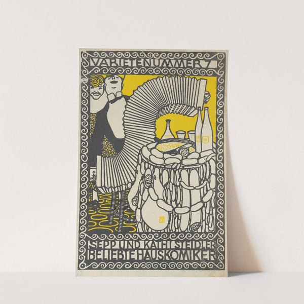 Sepp and Kathi Steidler, Popular House Comedians by Moriz Jung