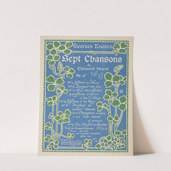 Sept chansons de Clément Marot (1909) by George Auriol