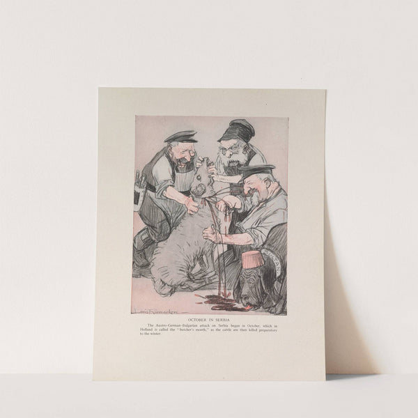 Serbia (1916-1917) by Louis Raemaekers