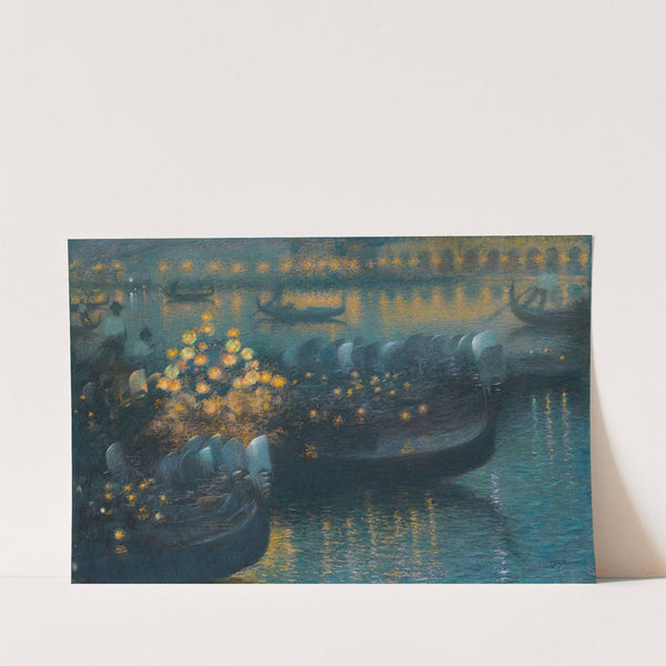 Sérénade au clair de lune – Venise by Lucien Lévy-Dhurmer