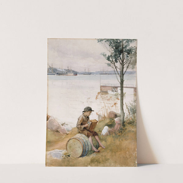 Serenade On The Embankment (1887) by Albert Edelfelt