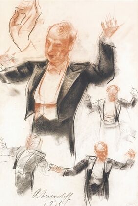 Sergei Kusevitsky Conducting The Boston Symphony Orchestra (1936)