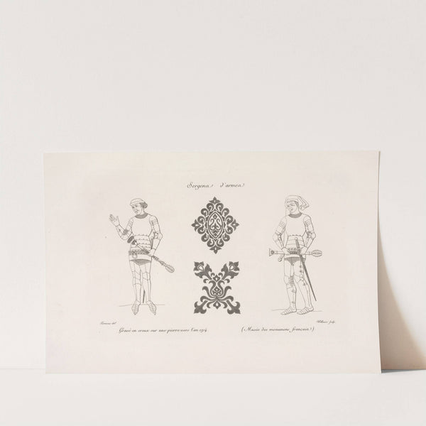 Sergens d’armes. (1839) by Nicolas Xavier Willemin