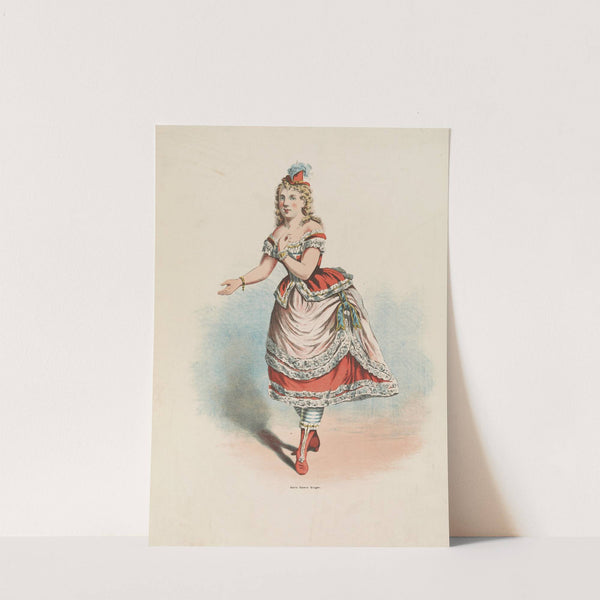 Serio comic singer (1875) by Courier Litho. Co.