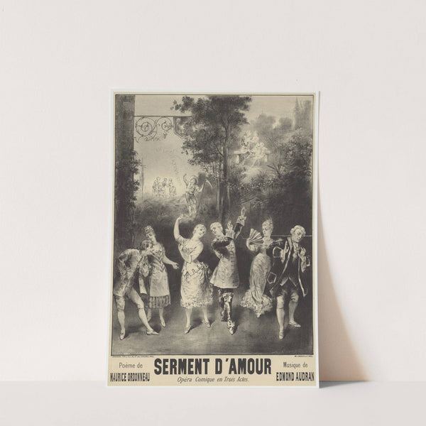 Serment d’amour, opéra-comique en 3 actes (1886) by Alexandre Courtines