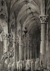 Sermon in a Gothic church
