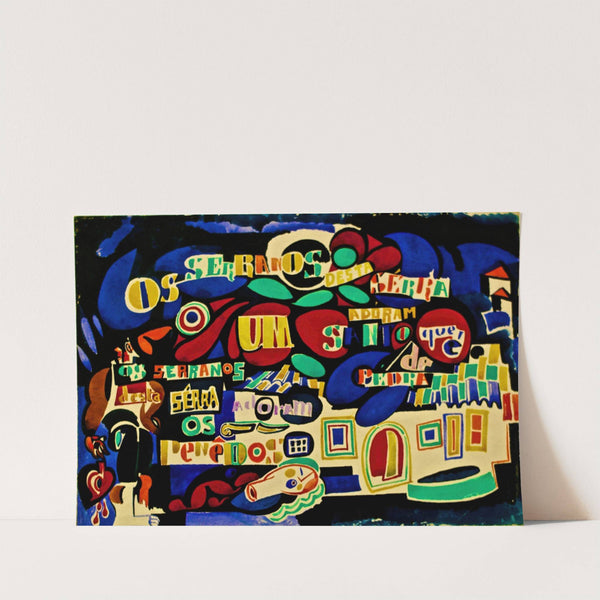 Serrana poem in colour by Amadeo de Souza-Cardoso