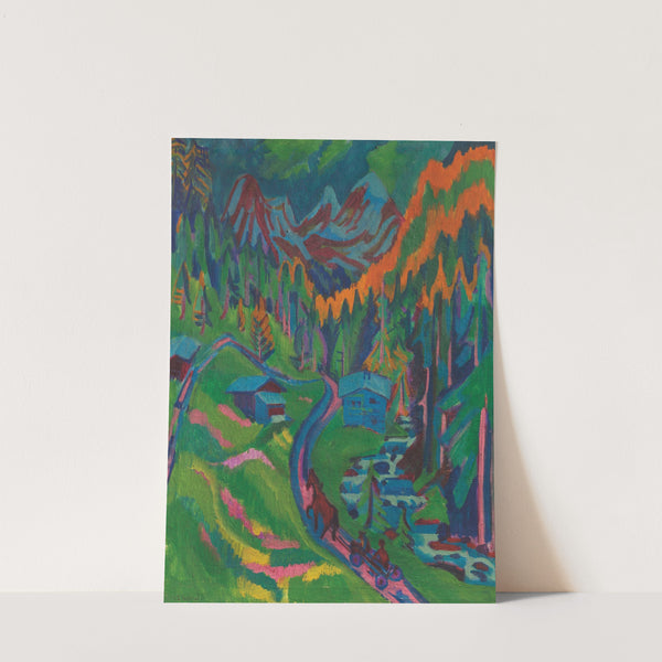 Sertigweg im Sommer (1924) by Ernst Ludwig Kirchner