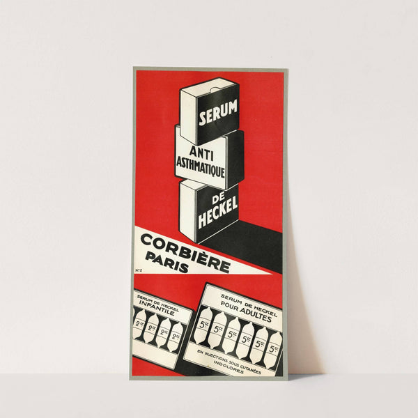 Serum anti asthmatique de Heckel (1910-1950) by Laboratoires pharmaceutiques Corbière