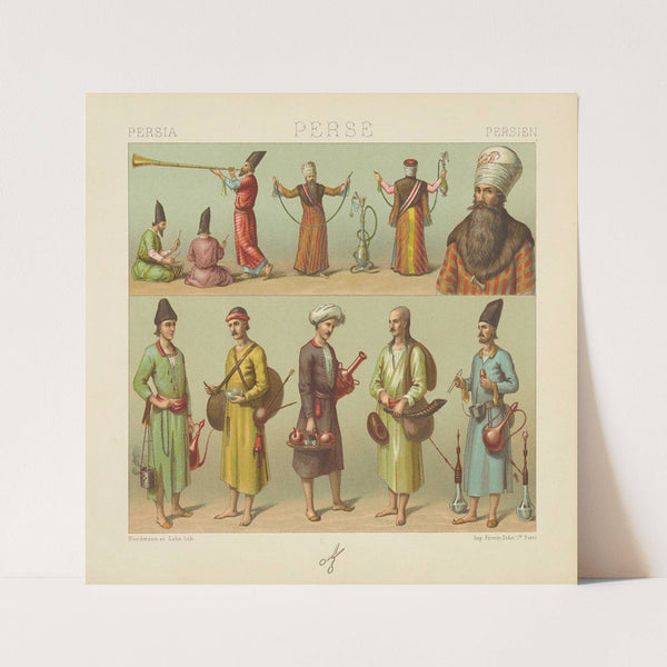 Service du shah – industries populaires (1876-1888) by Auguste Racinet