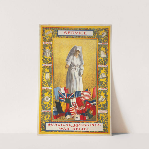 Service - Surgical dressings for war relief by Thomas Tryon