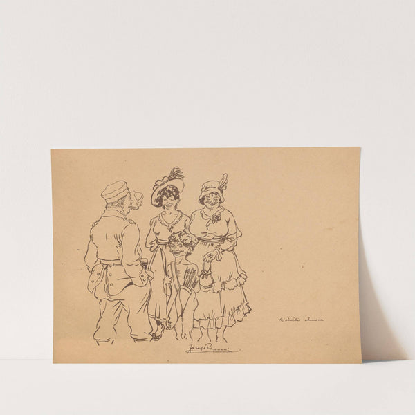 Serving Amor (1915-1918) by Józef Rapacki