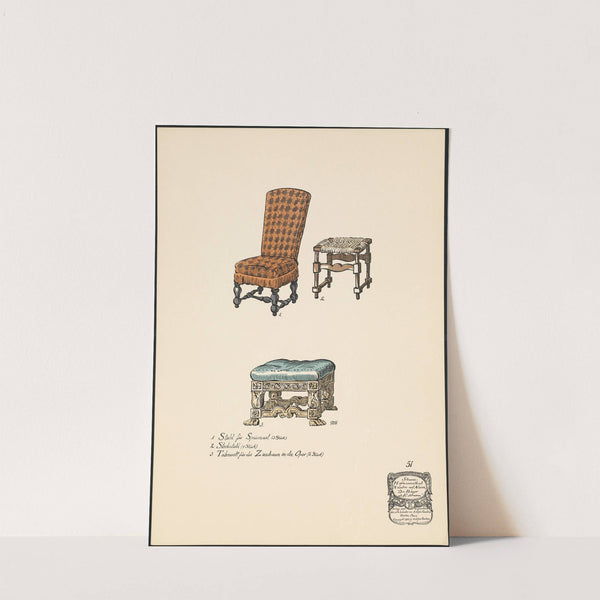 Sessel 1 bis 3 by Ernst Stern