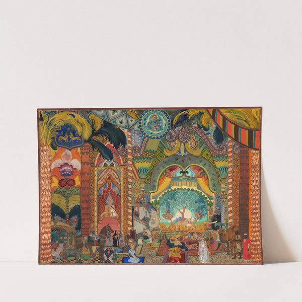 Set Design for the Ballet ‘The Firebird’ (1923) by Vladimir Pleshakov