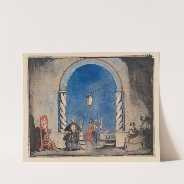 Set Design, 'Much Ado ...' by Claud Lovat Fraser