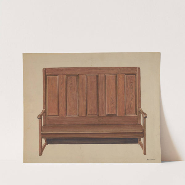 Settee (c. 1936) by Harry Eisman