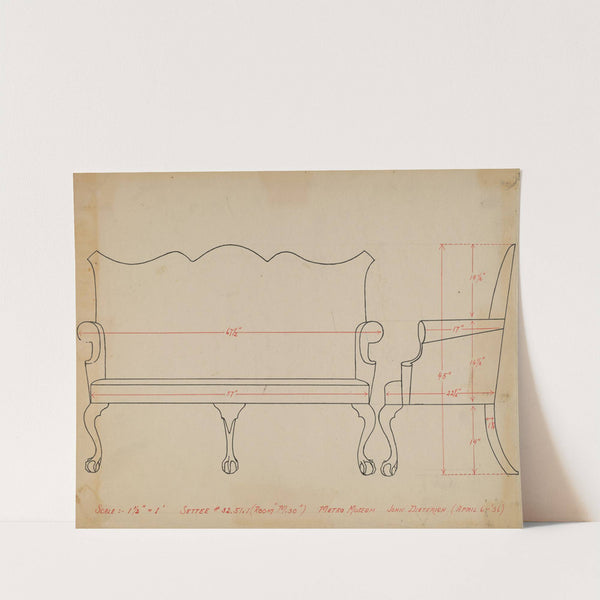 Settee by John Dieterich